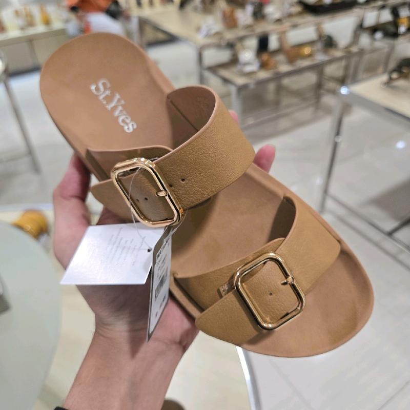 FNQ01 slipper sandal wanita double strap super cantik 36-40 0
