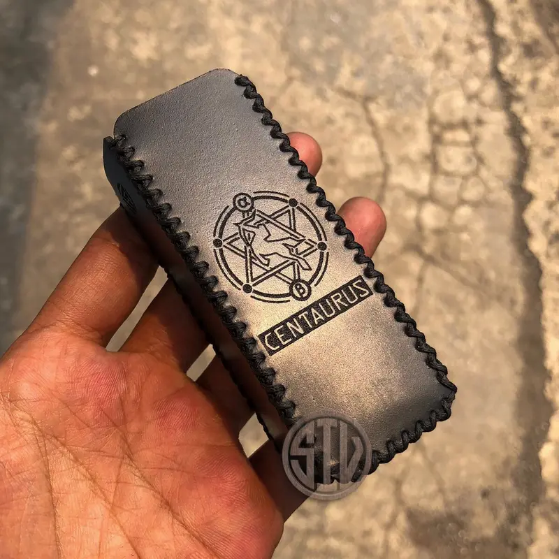 Sleeve Case Kulit Sintetis M100 Hitam Polos 2