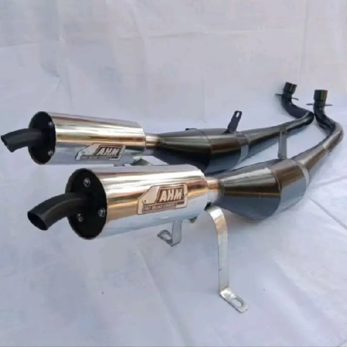 Knalpot racing fiz r fiz hitam crom sigma tornado alfa foswan 2