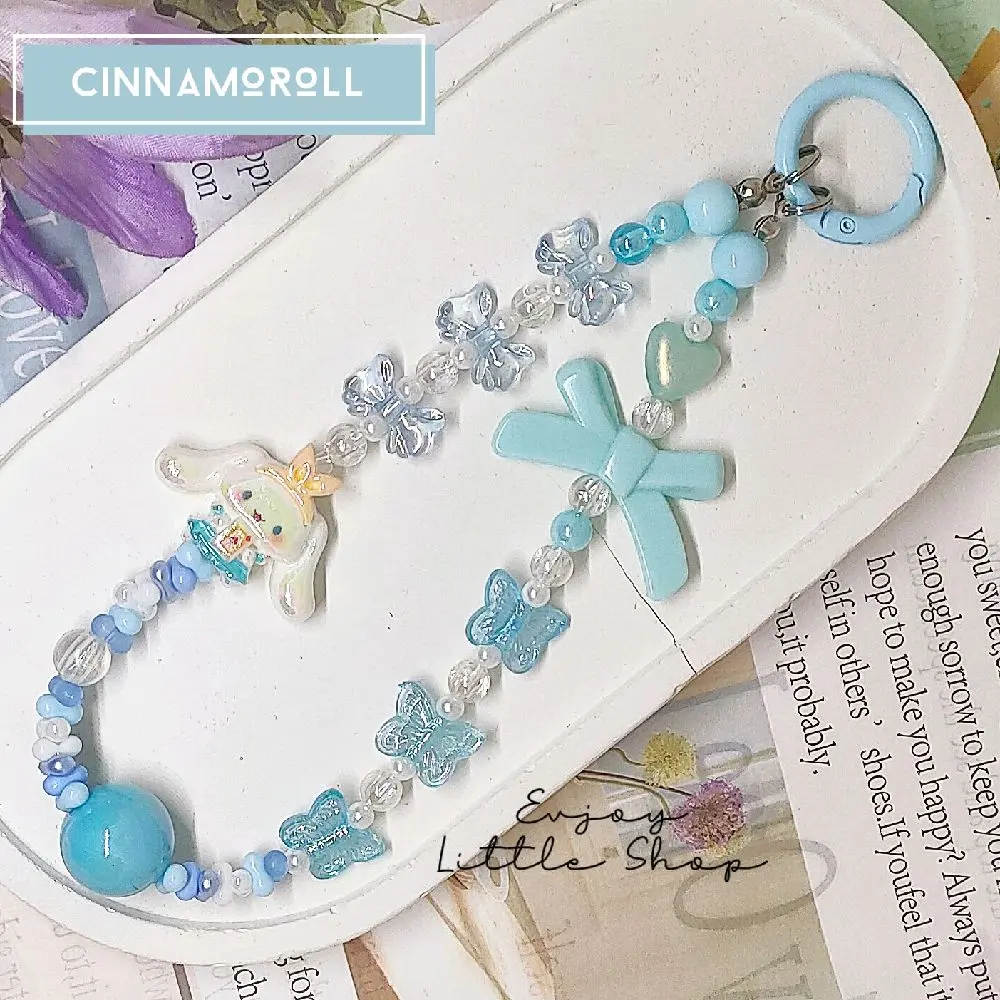 strap phone, tali hp, phone charm, bag charm, gantungan kunci ,lanyard karakter sanrio cinnamoroll, kuromi,my melody, hello kitty, pochaco,pompurin