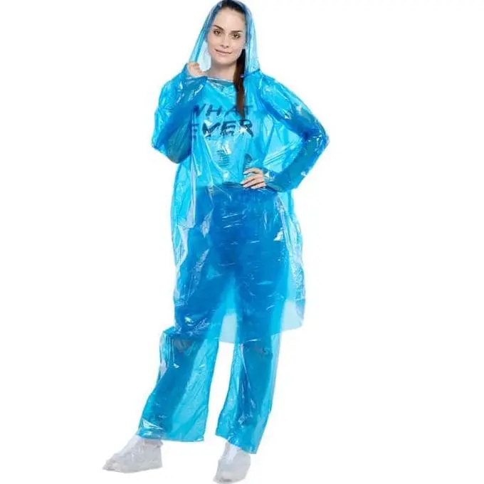 JAS HUJAN PLASTIK SETELAN BAJU DAN CELANA SATU SET / JAS HUJAN 0