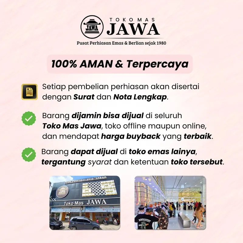 Gelang Tali Emas Giok Bunga Kadar 10 Karat - Toko Mas Jawa 7