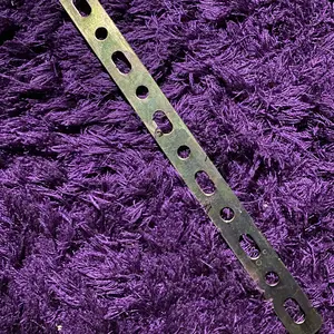 Plat Bracket Breket Panel Bolong Lobang Lubang Besi Serbaguna 30cm