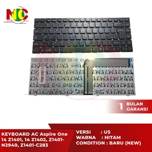KEYBOARD LAPTOP ACR Aspire One 14 Z1401, 14 Z1402, Z1401-N2940, Z1401-C283