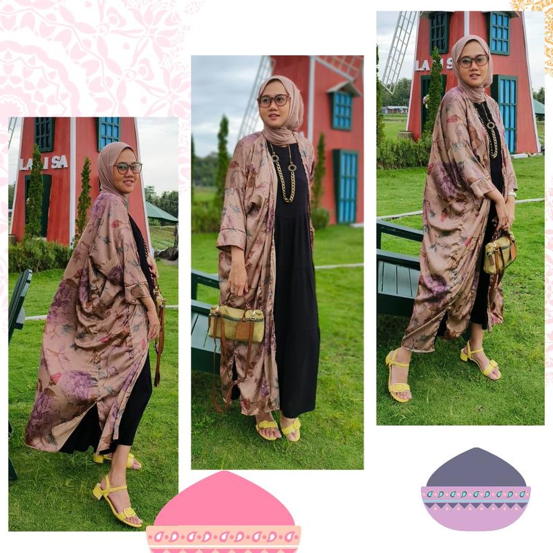kardigan jumbo raya long outer bigsize motif bunga 5