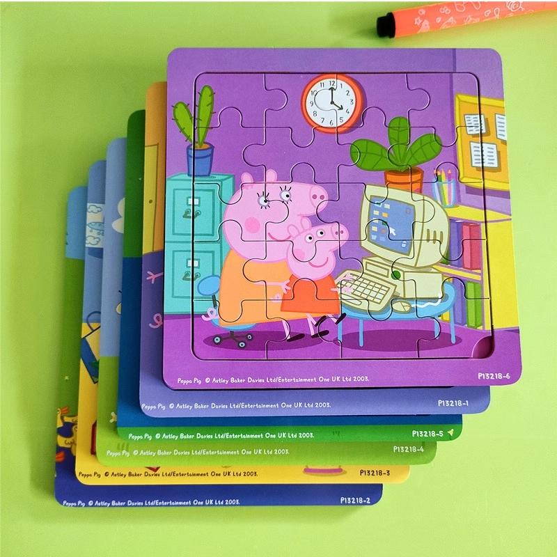 Đồ Chơi Bộ Ghép Hình Heo Peppa, Chính Hãng, Dành Cho Trẻ Em, Trò Chơi Cảnh Ghép Hình Cảnh, Đồ Chơi Giáo Dục, Quà Tặng Trẻ Em 4