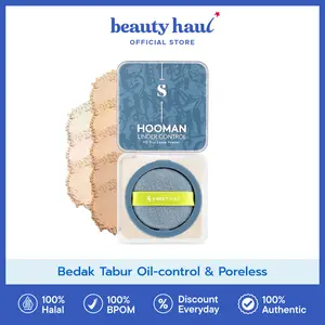 SOMETHINC HOOMAN Under Control HD Blur Loose Powder - Bedak Tabur Super Halus Untuk Menahan Minyak | Mampu Menyamarkan Pori, Menghaluskan Tekstur Kulit, Dan Memberikan Filter Effect Secara Instan