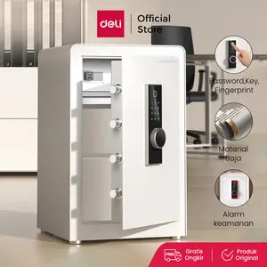 Locksworth Brankas Besi Digital / Fingerprint Digital Safebox / Alarm Safebox 38x36x60 Triple Unlocking Step Brankas Sidik Jari LED Display VS4552