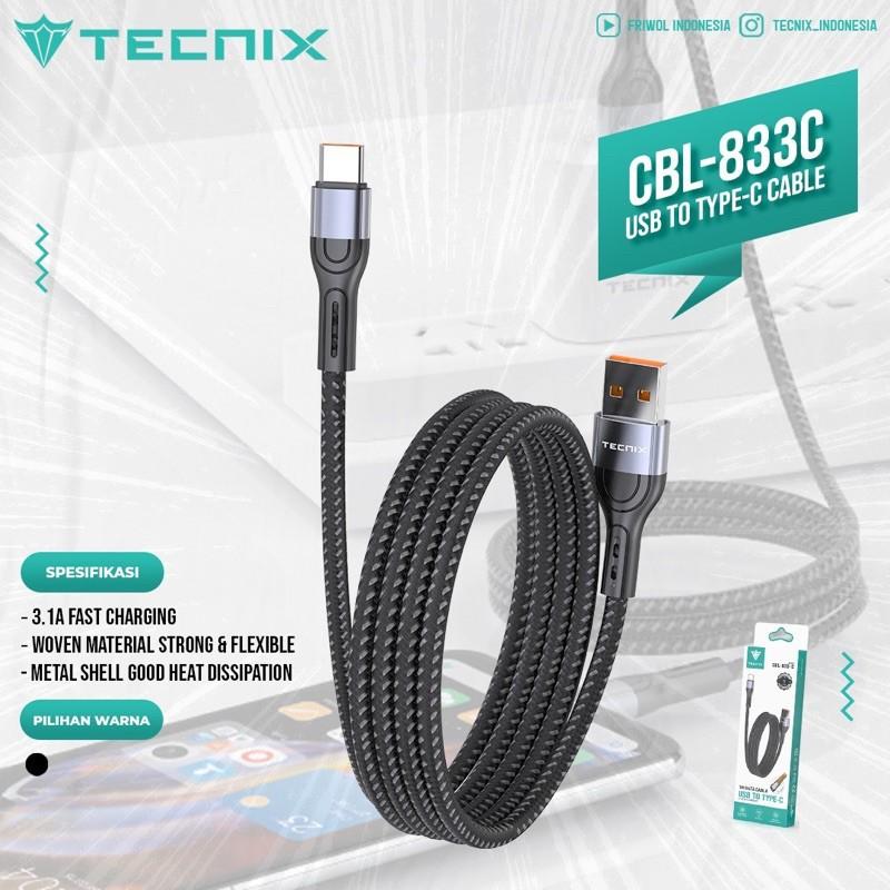 Tecnix CBL-833C Kabel Data Charger 3.1A Fast Charging 1
