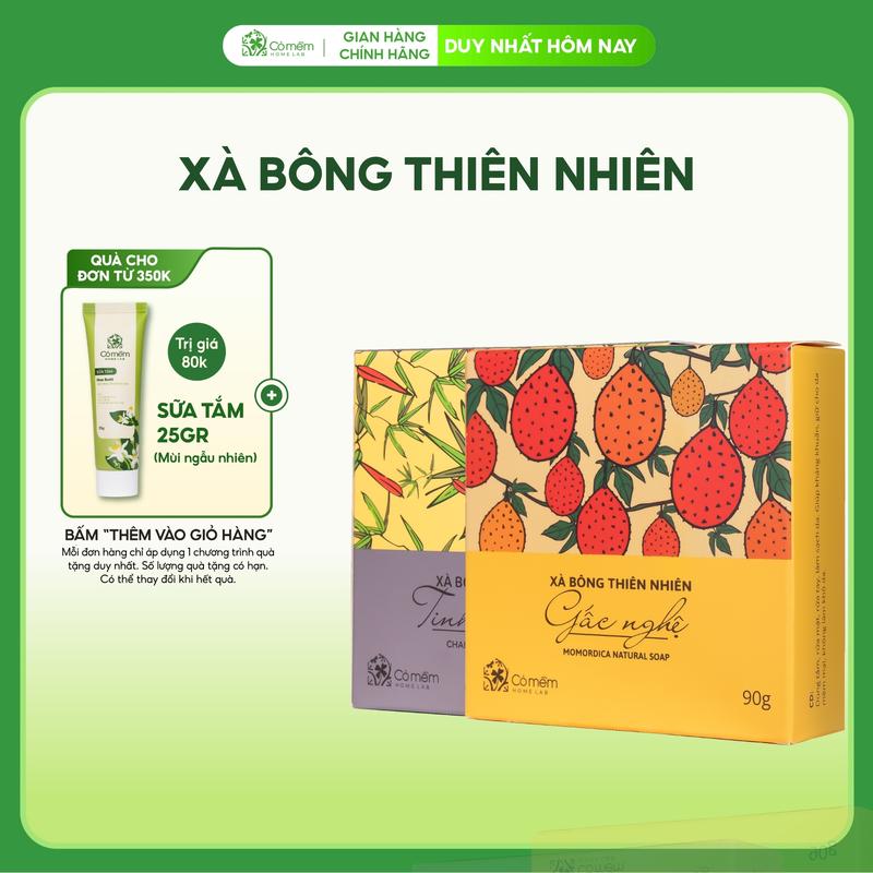 Xà Bông Tắm Và Rửa Mặt Từ Thiên Nhiên Cỏ Mềm 90g