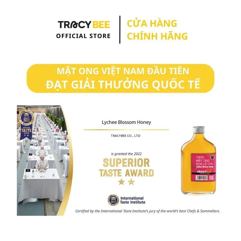 Mật Ong Hoa Lệ Chi Tracybee Tự Nhiên 95g - Chất Lượng Cao Cấp 5