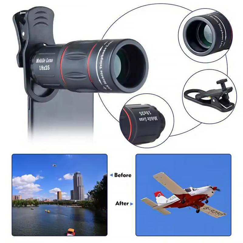 APEXEL 28X Lensa Tele Zomm HP Lens Kamera TeleZoom Apexel 18x25Universal 18X Handphone Bermata HD Ponsel Lensa Camera HP Ponsel LensaZoom Optik Dengan Tripod 2
