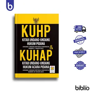 Buku KUHP Terbaru 2026 Kitab Undang-Undang Hukum Pidana (KUHP) & Kitab Undang-Undang Hukum Acara Pidana (KUHAP)