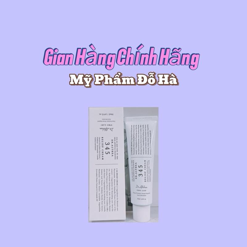  Kem dưỡng 345 Relief Cream Dr. Althea hỗ trợ sáng da cấp ẩm phục hồi da thuần chay 50ml 