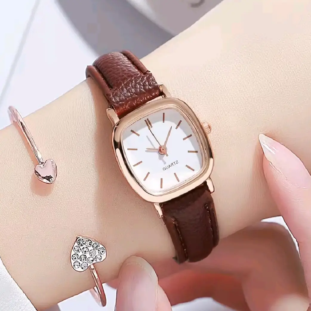 Zamina Collection Jam Tangan Wanita Model Retro Untuk Bisnis Korean Style  Watches