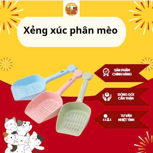 Xẻng xúc cát vệ sinh mèo - xẻng hốt cát dọn vệ sinh phân cho mèo - phụ kiện chó…