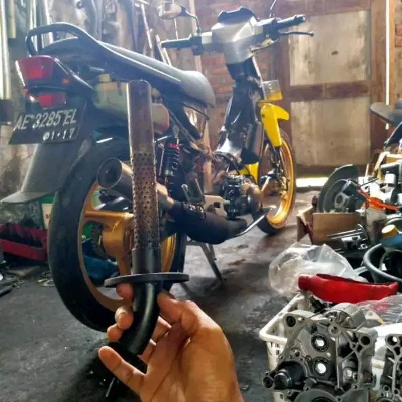SARINGAN knalpot FIZ R DAN SATRIA 2 TAK AHM MALAYSIA,VND,YYPANG saringan setengah 1