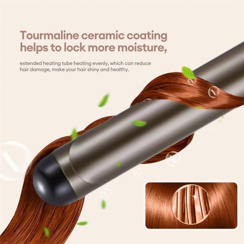 catokan rambut curly  Gold Ceramic 28mm 32mm 38mm Original - Catokan Curly Keriting Rambut CATOK GLAZE MERK TSUYA KOREA TONG PRO CERAMIC TOURMALINE / CATOK Rambut untuk Curly, Keriting, Wavy Kering Penjepit 5