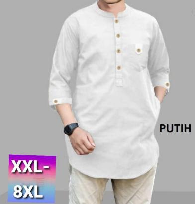 Product Introduction of KEMKO TERBARU KATUN TOYOBO LENGAN 3/4  BAJU MUSLIM DEWASA  VARIASI S,M,L,XL JUMBO 5