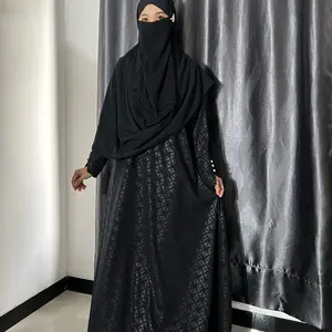 Abaya Embos Panah Forzaleta Muslim Wanita - Bahan Lembut dan Adem