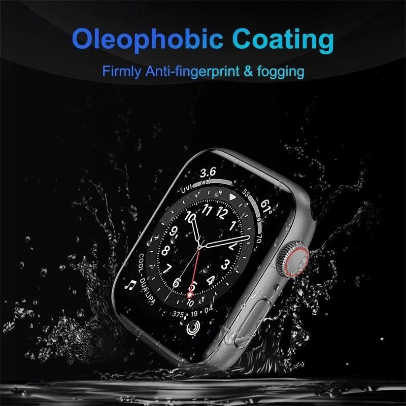 Miếng Bảo Vệ Màn Hình Cho Apple Watch Ultra 2 49Mm Dòng 9 41Mm 45Mm 7 6 SE 5 9 8 40MM 41MM 42MM 44MM 45MM 38MM Màng Gốm Cho iwatch Không Phải Kính 3