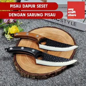 Pisau Dapur Seset Daging Serbaguna Dengan Sarung