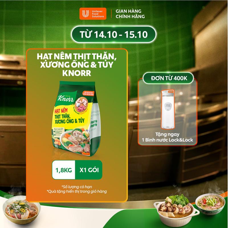 Hạt Nêm Thịt Thăn Xương Ống và Tủy Knorr Professional 1.8kg - Chuyên Dùng Cho Nấu Ăn