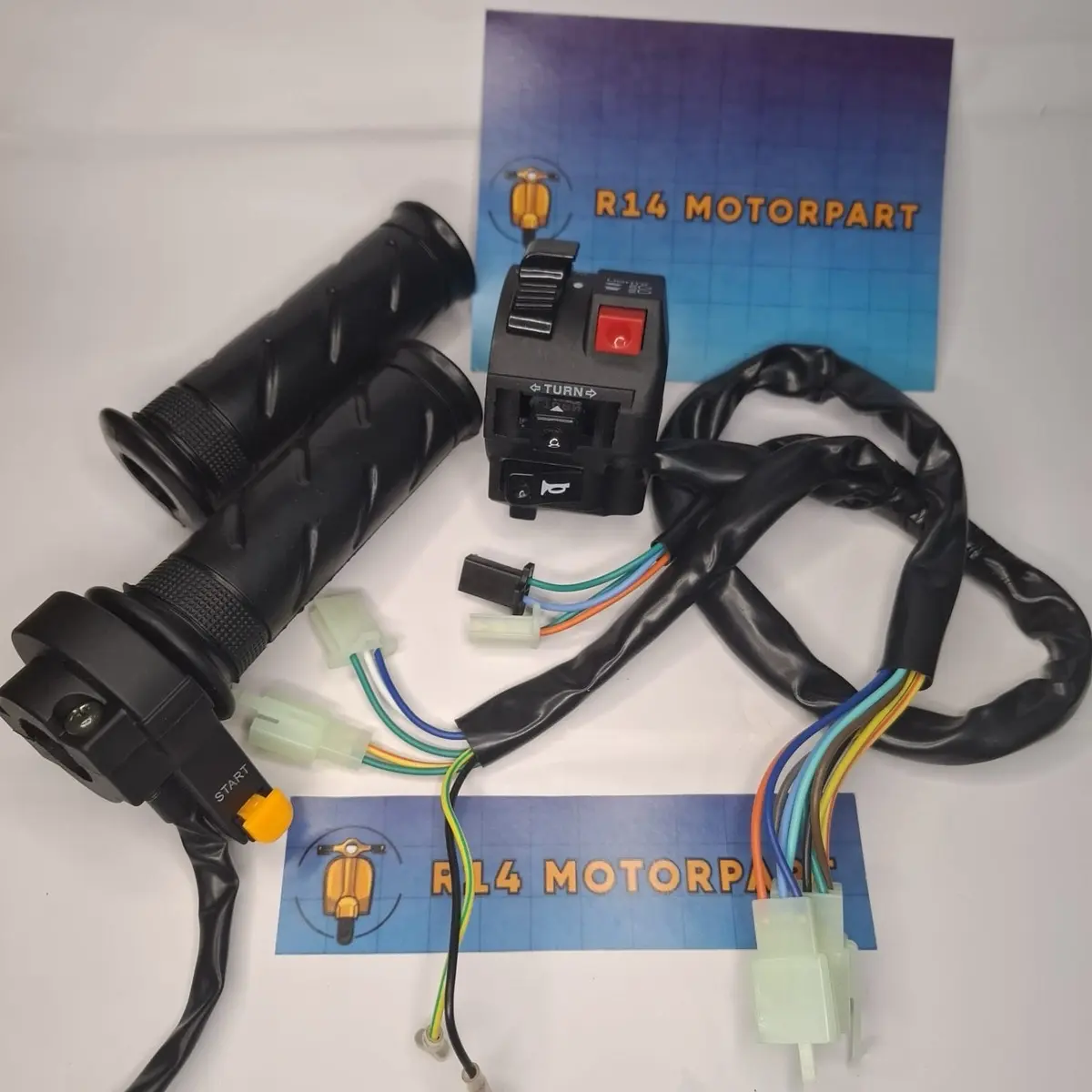 Saklar set KEV + handgrip supra 100 supra x lama