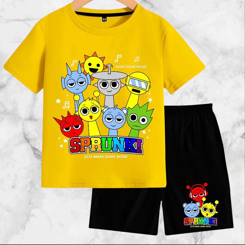 Product Introduction of Setelan Anak-Anak Sprunki Incredibox Gambar Tujuh - Fashion Anak-Anak Kids 66