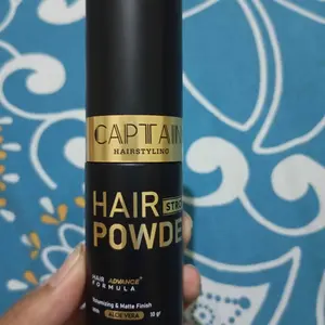 Captain Hairstyling Hair Powder / Hair Powder Pria / Bubuk Penata Rambut / Strong Hold / Matte / Volumizing / Membuat Rambut Tampak Lebih Tebal / Rambut Bertekstur / Mengatasi Rambut Lepek Pomade Rontok
