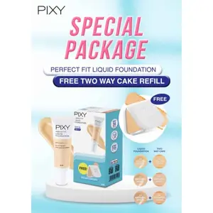 PIXY LIQUID FOUNDATION FREE REFFIL PERFECT FIT