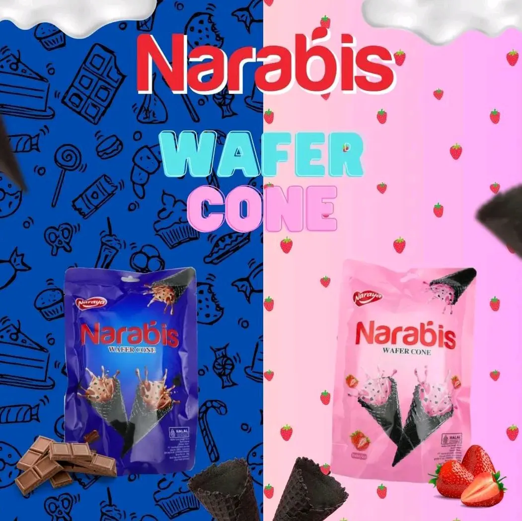 NARABIS WAFER CORN ICE CREAM 80g