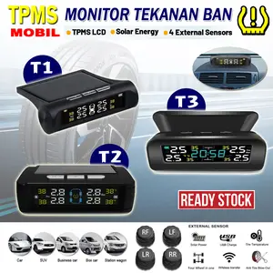 ALAT CEK MONITOR TEKANAN BAN TPMS TIRE PRESSURE MONITORING SYSTEM MONITOR TEKANAN ANGIN BAN BOCOR KEMPES RODA MOBIL DIGITAL SOLAR POWER TPMS Car