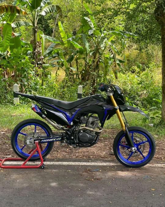 Product Introduction of Knalpot KLX 150 • CRF 150 • D Tracker 150 • Wr 155 Type Glory Series Kolong Atas inlet 50mm 4