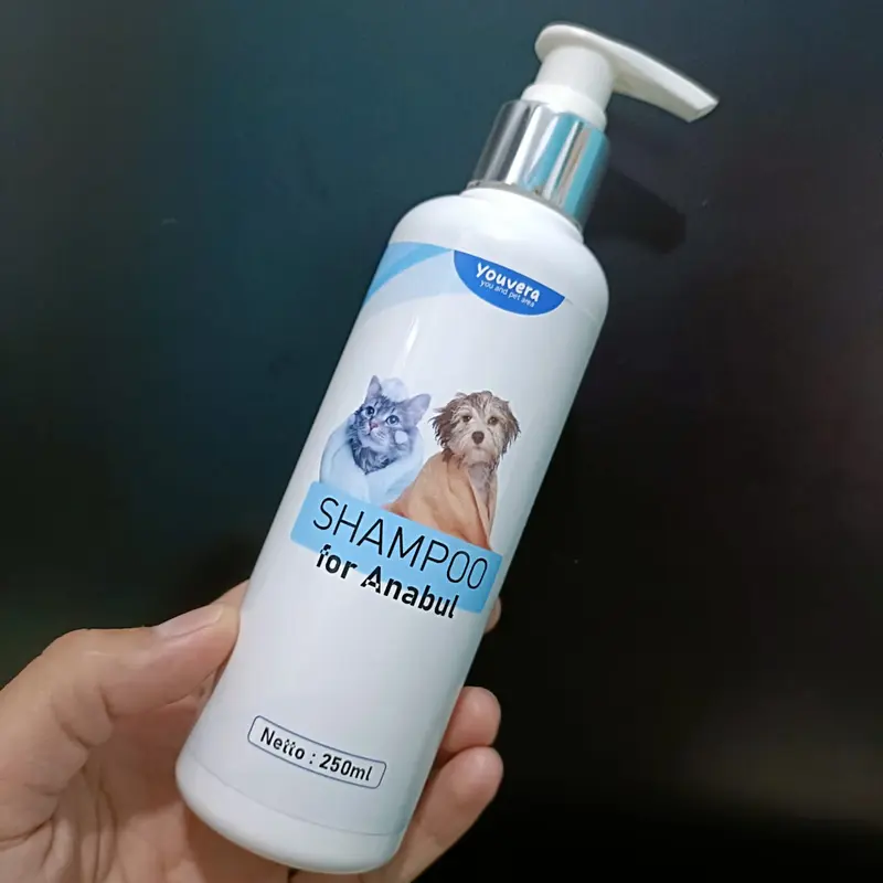 Shampoo Kucing Anjing Anti Jamur Dan Kutu Sampo Kucing Bulu Halus Dan Lebat Shampo Kucing Anti Bakteri 250ml - Youvera 4