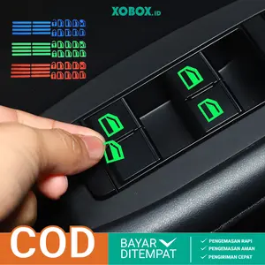 Stiker Car Tombol Mobil Glow In The Dark Sticker Lampu Interior Mobil HM083