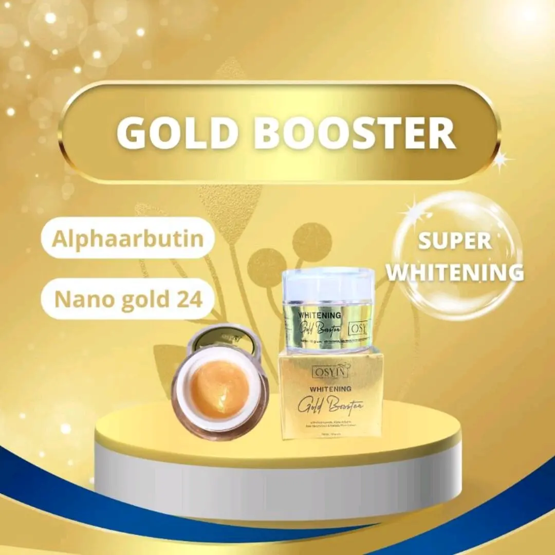 Cream wajah GLOW || osyin Glow Whitening Gold Booster original Bpom Pencerah