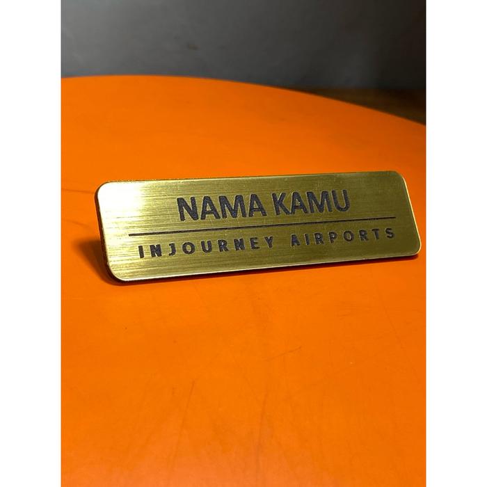 Gambar INJOURNEY AIRPORTS NameTag dari Simfasa Adv Kota Depok 4 Tokopedia
