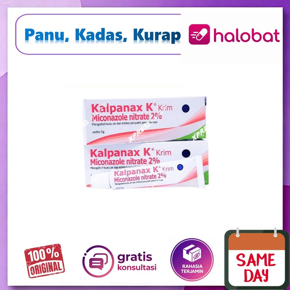 HALOBAT ! Kalpanax Krim Salep Kalpanax Jamur Gatal Pharma - Tube Kalpanax, Cream