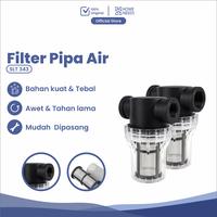 Gambar Homeneeds Filter Pipa Air Plastik Transparan 1/2 3/4 Inch Saringan Filter Pipa Aliran Tinggi SLT-343+SLT-344 Hitam Peralatan - Filter Air Varian 1/2 dari homeneeds_NEW Kota Surabaya 1 Tokopedia