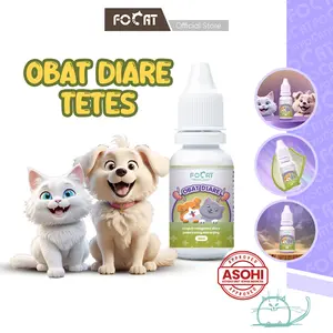 FOCAT X (ASOHI CERTIFIED) FOCAT Obat Tetes Diare Kucing Anjing/Cat Diarrhea Medicine 10ml/Obat Tetes Diare Hewan Peliharaan