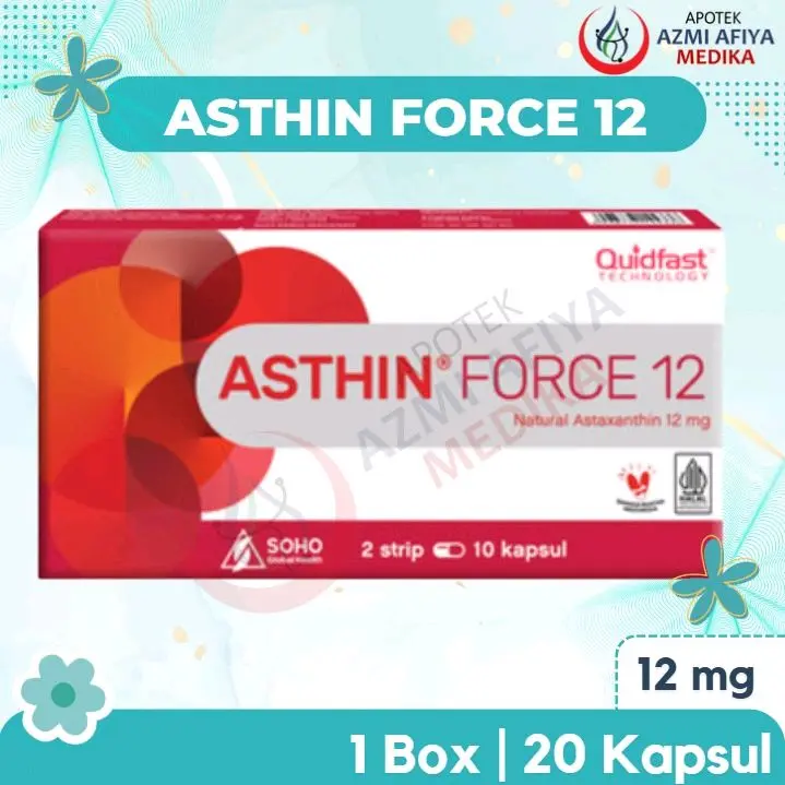 Asthin Force 12 isi 20 kapsul