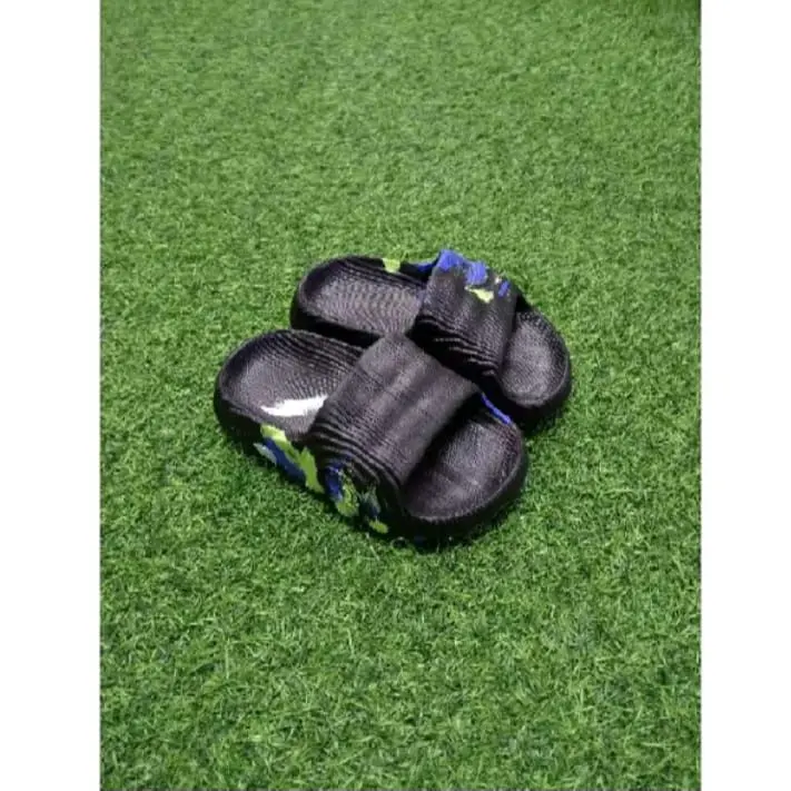 SANDAL ANAK COWOK TERBARU SANDAL LAKI-LAKI SELOP LORENG SLIP ON RINGAN LENTUR 2