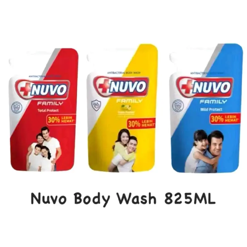Nuvo Family Sabun Cair 825 Ml - Perlindungan Maksimal Kulit - Membersihkan, Perawatan 1