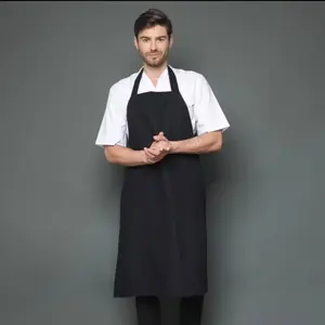 Celemek Apron Handmade Asli untuk Pria dan Wanita Chef Pelayan Cafe Waiter Dapur Tali buat kerja tanpa lap rose gold