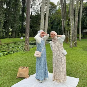 Overall dress motif floral / overall dress motif bunga / dress korea jisso overall outer dress / dress wanita panjang