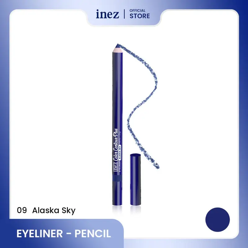 INEZ Eyeliner Pencil Pigmented Tahan Lama 4