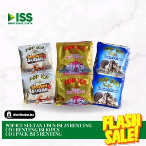 POP ICE SULTAN VARIAN TERLENGKAP 1 RENTENG ISI 10PCS