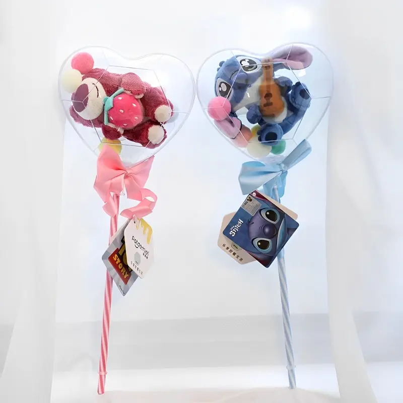 Lotso Bear Stitch  Buket Bunga Dan Balon /Buket Bunga Boneka Buket Wisuda /Cewek Cowok Bunga Kado Wisuda / Buket Bunga Artificial Hadiah 1