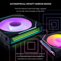 Gambar FAN CASING LIAN LI UNI FAN SL-Infinity Wireless 120 - 120mm Single Pack ARGB Fan dari Techno Computer Bali Kota Denpasar 4 Tokopedia